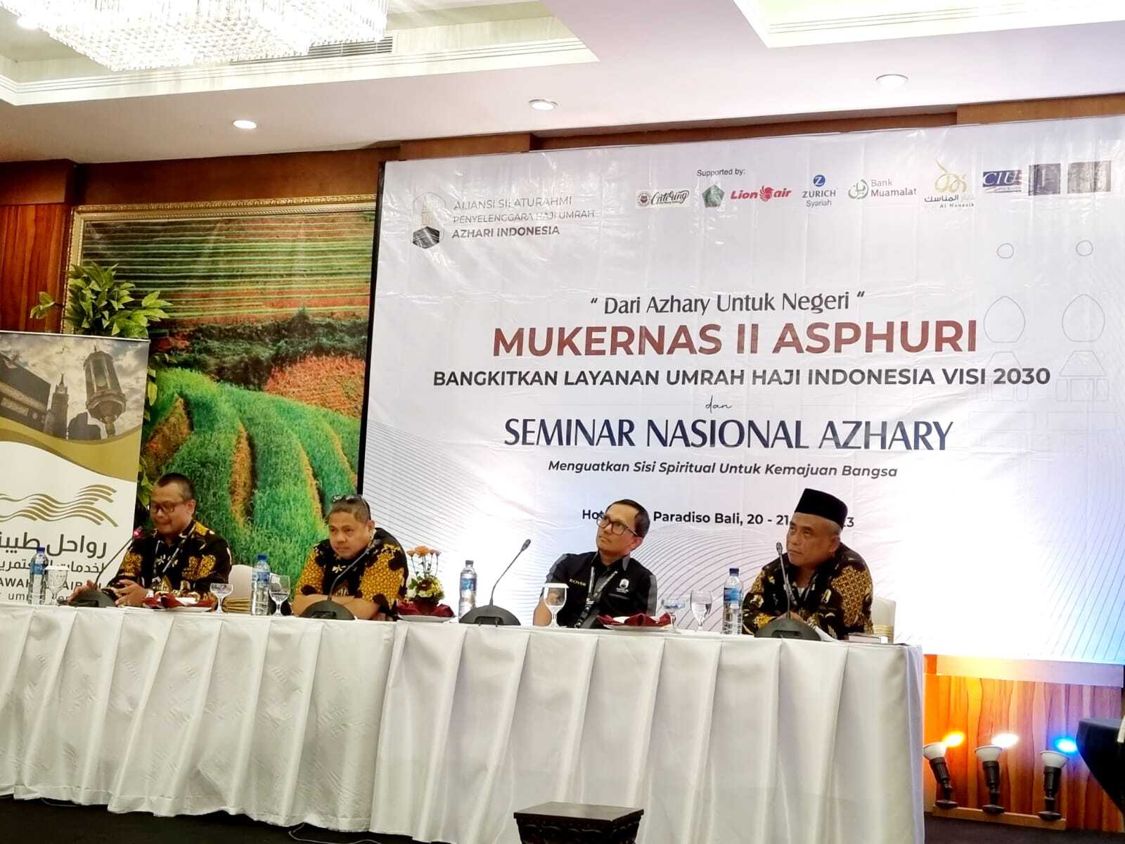 ASPHURI Gelar Mukernas di Bali, Dorong Perbaikan Layanan Haji