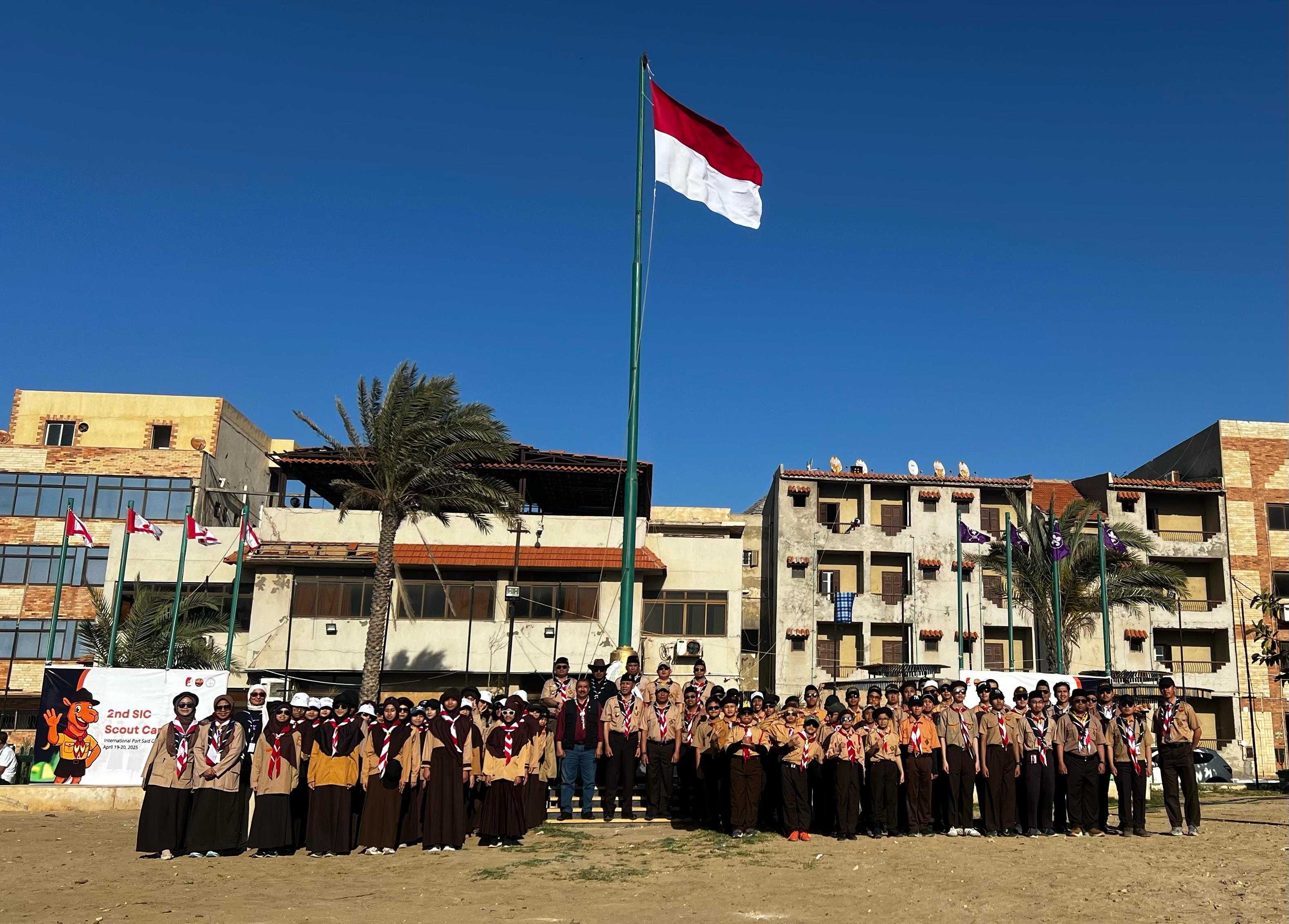 Sekolah Indonesia Cairo (SIC) Sukses Gelar 2nd SIC Scout Camp di Port Said