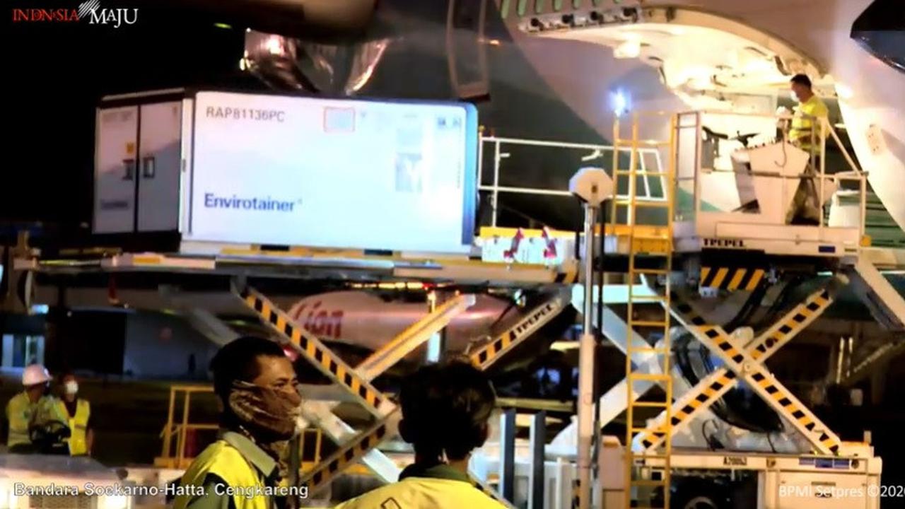 1,2 Juta Dosis Vaksin Covid 19 Tiba di Indonesia Tadi Malam