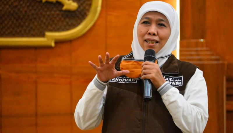 Gubernur Jatim Khofifah Indar Parawansa Positif Covid 19