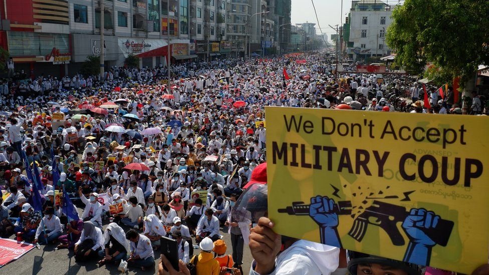 Korban Jiwa dari Demonstran Myanmar Terus Bertambah