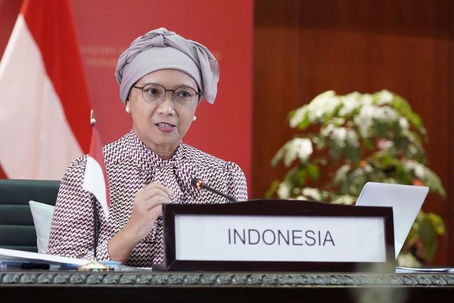 Menlu Retno Marsudi Temui Perwakilan Taliban di Qatar
