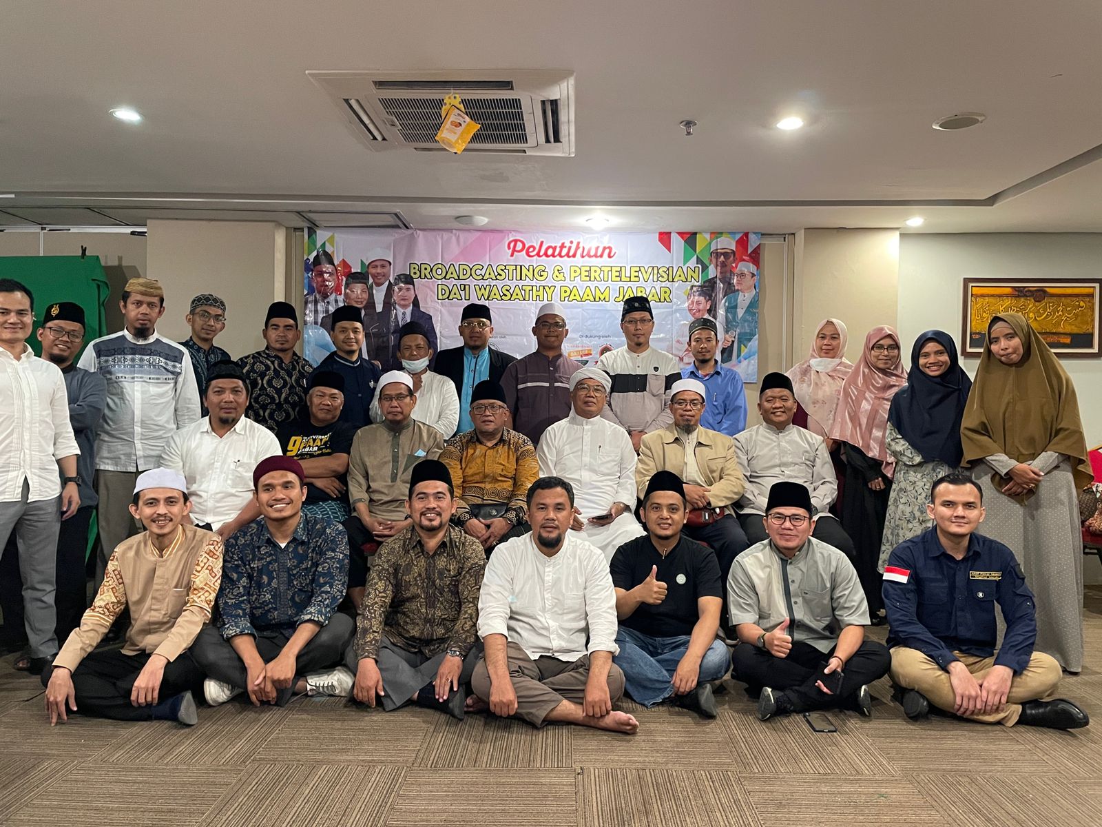 Bentuk Barisan Dai Wasathy, PAAM Jabar Gelar Pelatihan Broadcasting