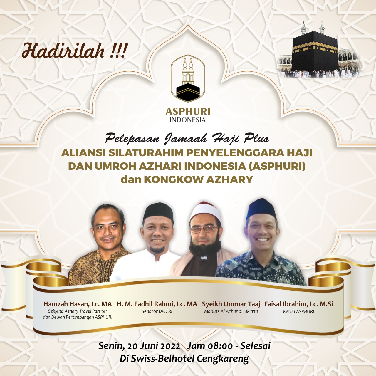 ASPHURI Lepas Rombongan Haji Plus Pertama Sejak Pandemi